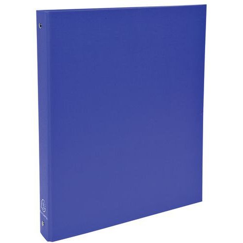 Lot de 20 Classeur rembordé PP 4 anneaux 30mm - A4 - Bleu foncé - Image principale