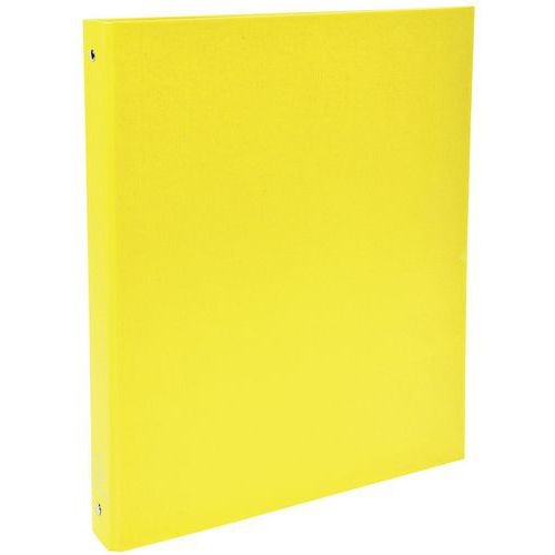 Lot de 20 Classeur rembordé polypropylène 4 anneaux 30mm - A4 - Jaune - Image principale
