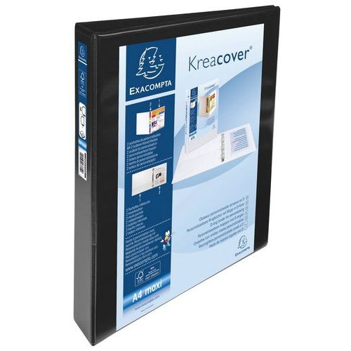 Classeur personnalisable rigide 2 poches KreaCover 2 anneaux - Image principale