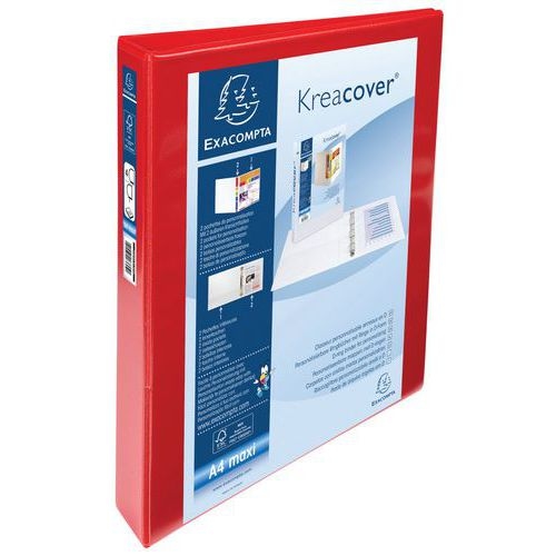 Classeur personnalisable rigide 2 poches KreaCover 2 anneaux - Image 3