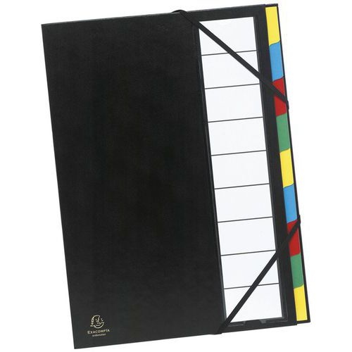 Lot de 6 Trieur rigide ordonator dos extensible 9 compartiments - Image principale