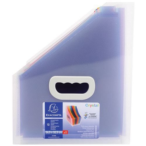 Lot de 4 Trieur Porte-revues à 12 compartiments Crystal - Image principale