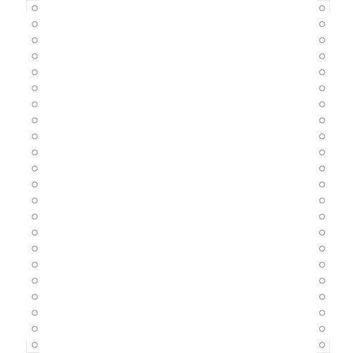 Feuilles listing blanc 240x11 1pli bandes détachables 70g - Image principale