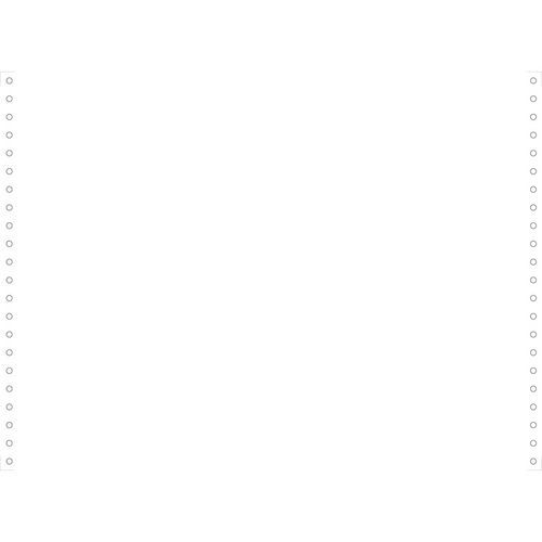 Feuilles listing blanc 380x11 1pli bandes détachables 70g - Image principale