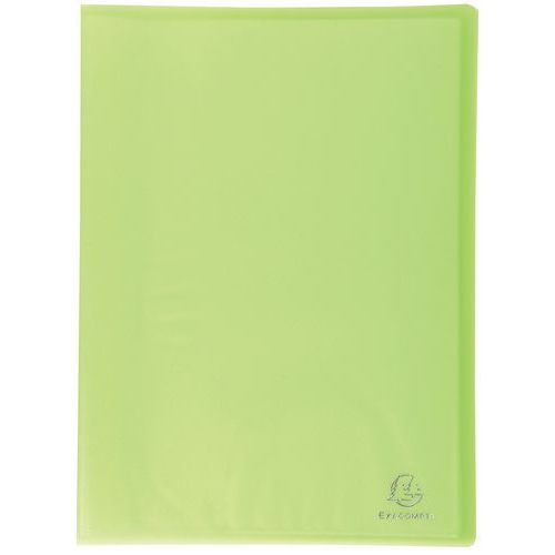 Lot de 12 Protège-doc. PP semi-rigide soudés 80 vues A4 vert - Image principale