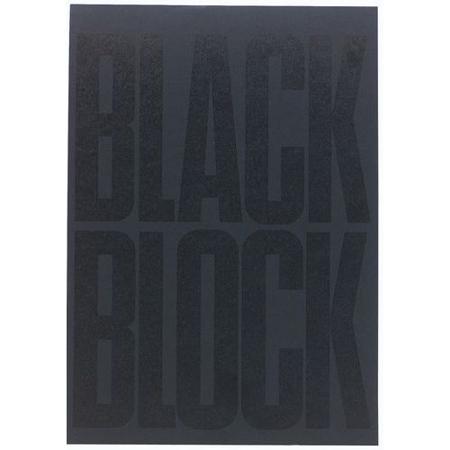 Lot de 5 Bloc Black block 29,7x21cm - Papier jaune ligné - Image principale