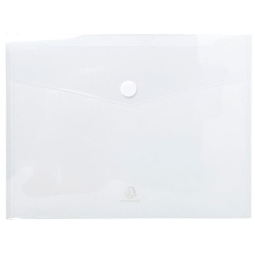Lot de 10 Sachet de 5 pochettes-enveloppes PP - A4 - Transparentes - Image principale