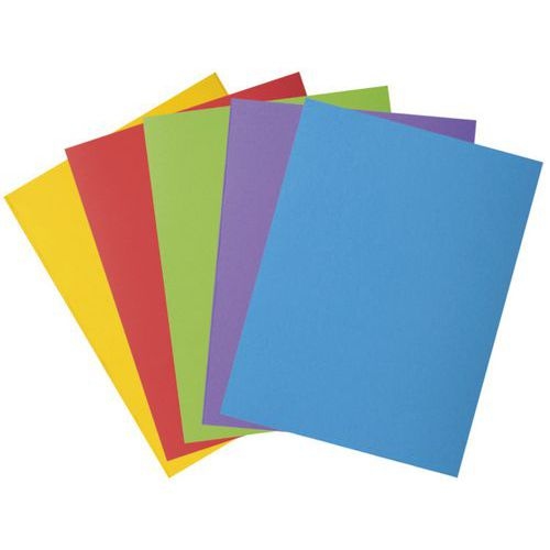 Lot de 5 paquets de 50 chem. 2 rabats ROCK''S 210 24x32cm col. assort. - Image principale