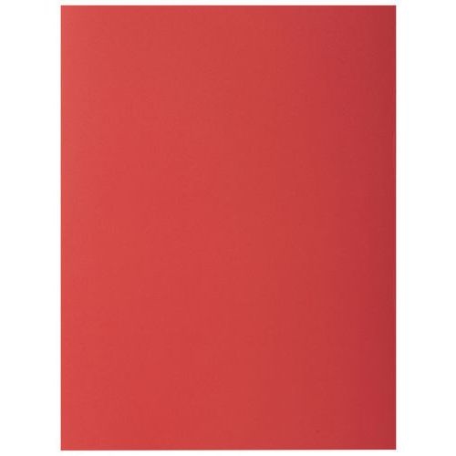 Lot de 5 paquets de 50 chemisess 2 rabats ROCK''S 210 - 24x32cm rouge - Image principale