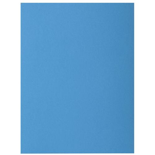 Lot de 5 paquets de 50 chemisess 2 rabats ROCK''S 210 - 24x32cm bleu - Image principale
