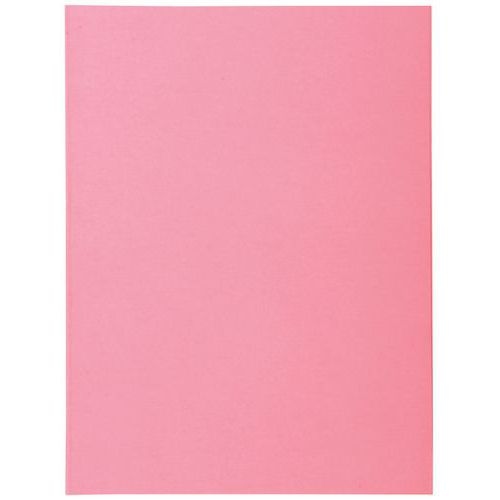 Lot de 5 paquets de 50 chemisess 2 rabats SUPER 210 - 24x32cm - rose - Image principale