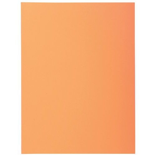 Lot de 5 paquets de 50 chemisess 2 rabats SUPER 210 - 24x32cm - orange - Image principale