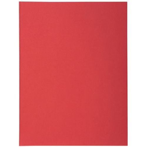 Lot de 5 paquets de 50 chemisess 2 rabats SUPER 210 - 24x32cm - rouge - Image principale