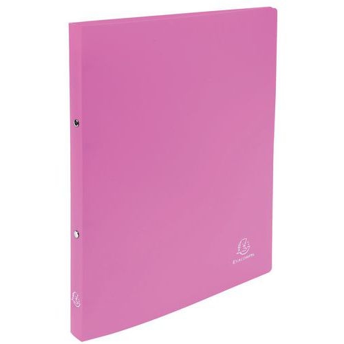 Lot de 25 Classeur 2 anneaux 15 mm polypropylène Opaque - A4 - Rose - Image principale