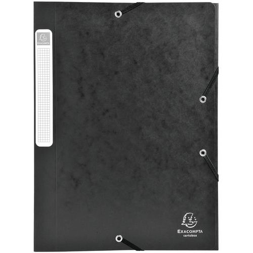 Lot de 25 Bte de class. Cartobox Dos 25mm cte lustrée A4 noir - Image principale