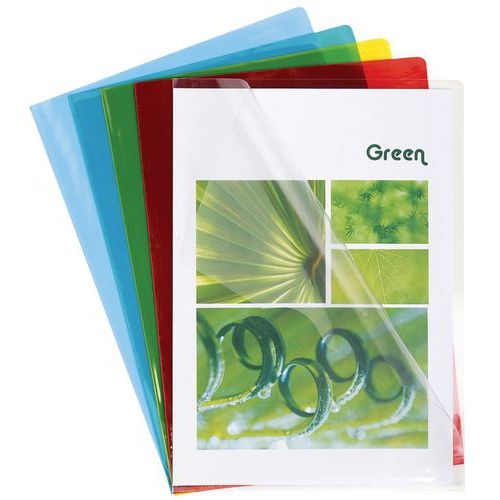 Pochettes coin PVC lisse 13/100e -A4 - Image principale