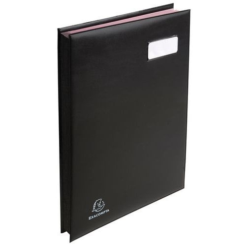 Parapheur couvert. expansé système fixapage 24 compart noir - Image principale