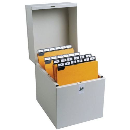 Boîte à fiches Metalib - Classement verticale - 148x105mm à 150x105mm - Image principale