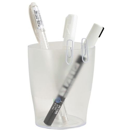 Lot de 10 Pot à crayons Ecopen Office cristal - Image 2