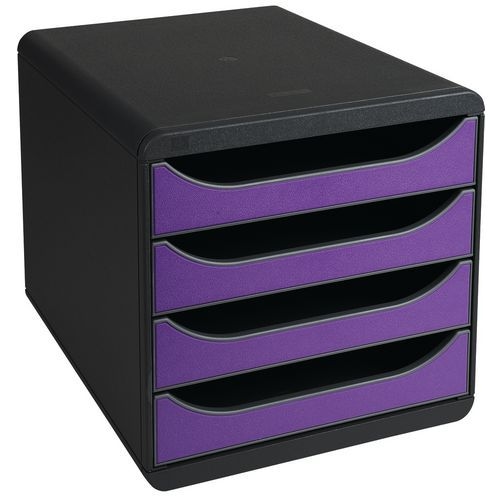 Big box iderama noir, violet - Image principale