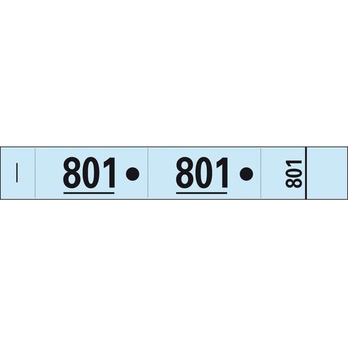 Lot de 20 Carnet 50 tickets vestiaires num 3 volets 20x3cm - Image principale