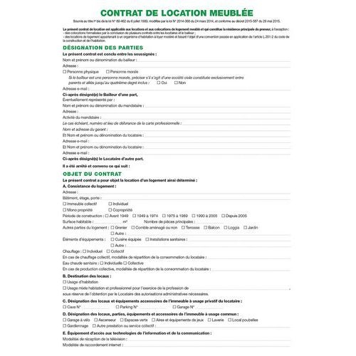 Lot de 5 Dossier location meublée - Image 2
