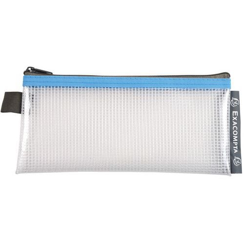 Lot de 10 Pochette à fermeture éclair plast. souple Stylos col. assort - Image 2