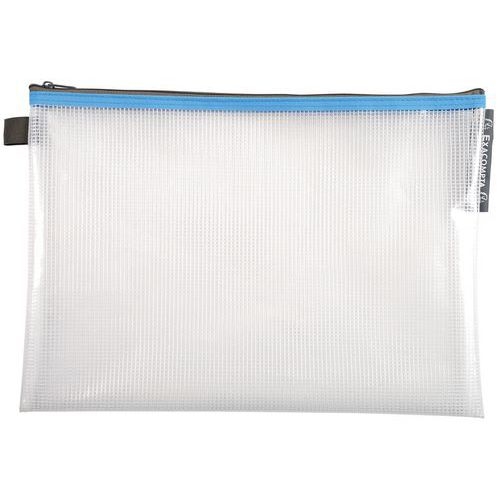 Lot de 10 Pochette à fermeture éclair en plast. souple A4 col. assort. - Image 3