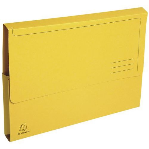 Lot de 10 paquets de 10 chemisess poche FOREVER A4 - Jaune - Image 2