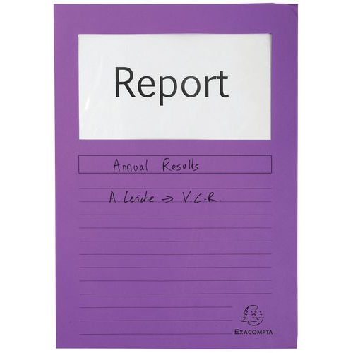 Lot de 4 paquets de 100 chemisess à fenêtre FOREVER - 22x31 cm - Violet - Image 3