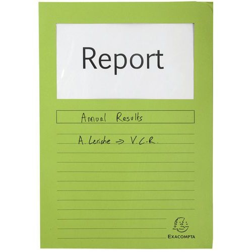 Lot de 4 paquets de 100 chemisess à fenêtre FOREVER 22x31 cm Vert Pré - Image 3