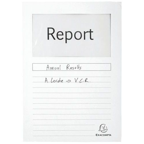 Lot de 4 paquets de 100 chemisess à fenêtre FOREVER - 22x31 cm - Blanc - Image 4
