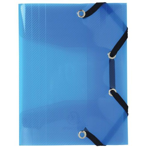 Lot de 25 Chemise à élastique 3 rabats Polypro Crystal Colour pocket - Image 2
