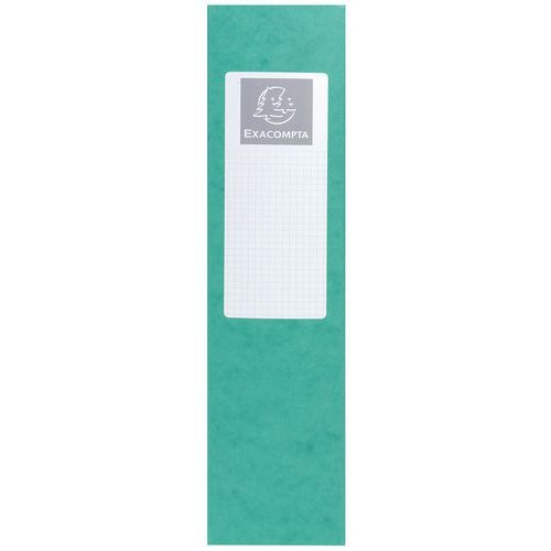 Lot de 6 Boite de classement Exabox Dos 80mm Carte lustrée - A4 vert - Image 2