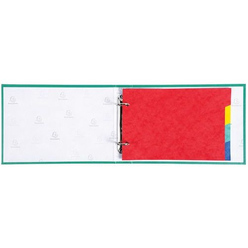 Lot de 10 Classeur rembordé PP avec intercalaires pour fiches bristol 148x210 - Image 2