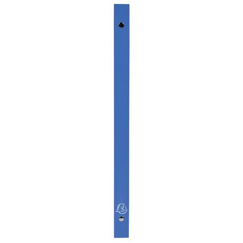 Lot de 25 Classeur 4 anneaux 15 mm PP Opaque - A4 - Bleu clair - Image 2