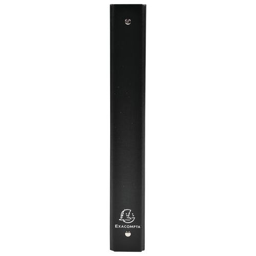 Lot de 20 Classeur rembordé polypropylène 4 anneaux 30mm - A4 - Noir - Image 2