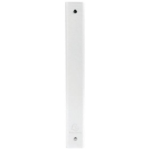 Lot de 20 Classeur rembordé polypropylène 4 anneaux 30mm - A4 - Blanc - Image 2