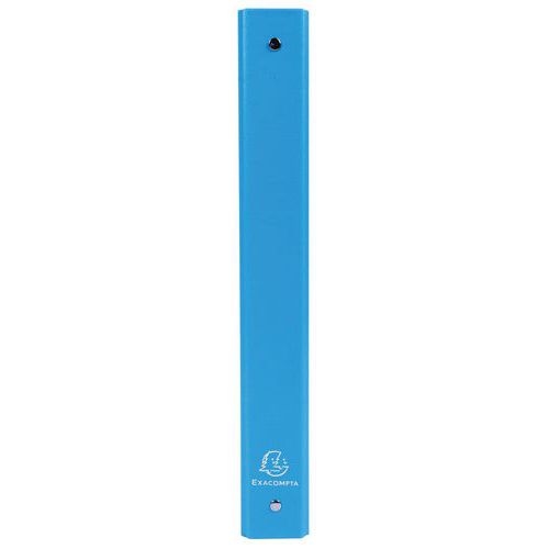 Lot de 20 Classeur rembordé PP 4 anneaux 30mm - A4 - Bleu clair - Image 2