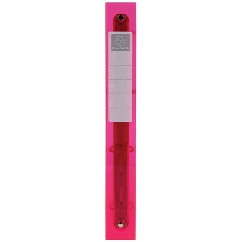 Lot de 10 Classeur 4 anneaux 30mm IDERAMA PP 7/10e - A4 maxi - Rose - Image 4