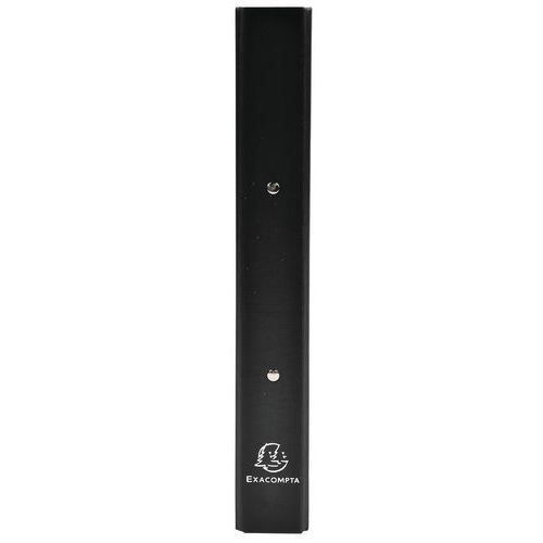 Lot de 20 Classeur rembordé polypropylène 2 anneaux 30mm - A4 - Noir - Image 2