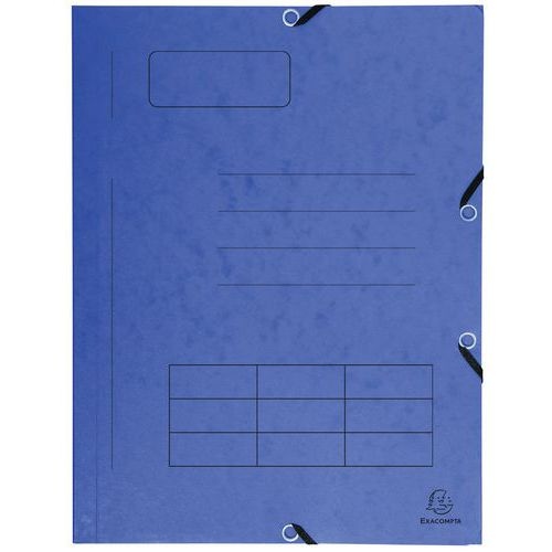 Lot de 50 Chemise à élastique Imprimée 3 rabats carte lustrée - A4 - Image 4
