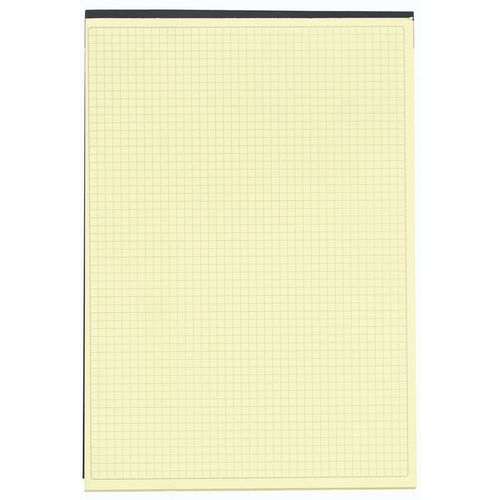 Lot de 5 Bloc Black block 29,7x21cm - Papier jaune quadrillé 5x5 - Image 2