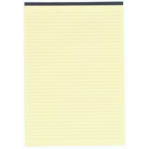 Lot de 5 Bloc Black block 29,7x21cm - Papier jaune ligné - Image 2