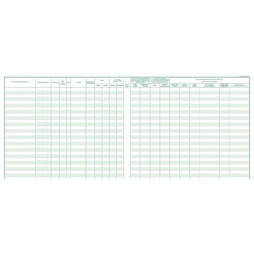 Lot de 6 Registre unique du personnel (salariés et stagiaires) - 56 pages - Image 3