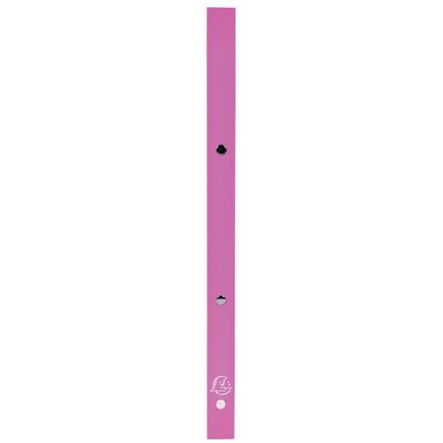 Lot de 25 Classeur 2 anneaux 15 mm polypropylène Opaque - A4 - Rose - Image 2