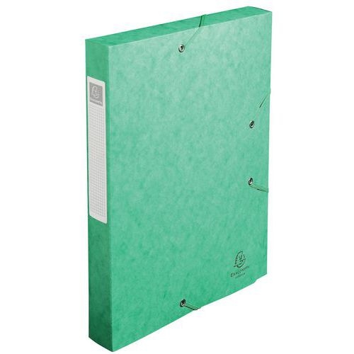 Lot de 10 Bte de class. Cartobox Dos 40mm cte lustrée A4 vert - Image 2