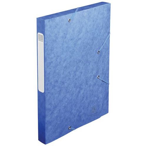 Lot de 25 Bte de class. Cartobox Dos 25mm cte lustrée A4 bleu - Image 2