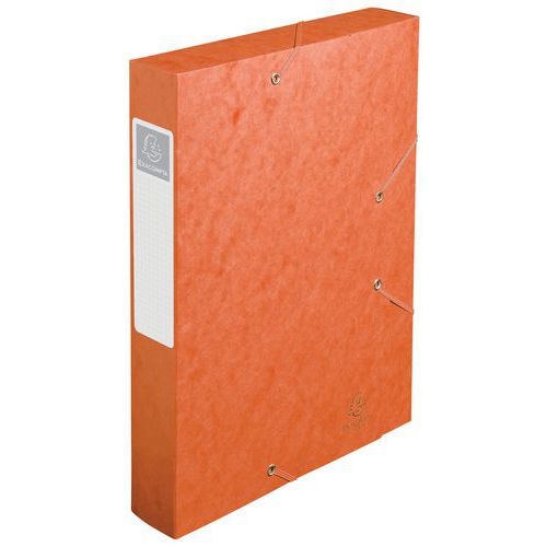 Lot de 10 Bte de class. Cartobox Dos 60mm cte lustrée A4 orange - Image 2