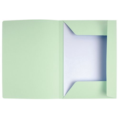 Paquet 50 chem.  imprim. 3 rab. super 210 couleur vert clair - Image 3
